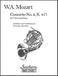 CONCERTO #2 K417 FRENCH HORN SOLO cover